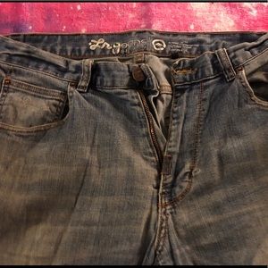 Men’s well worn LRG jeans